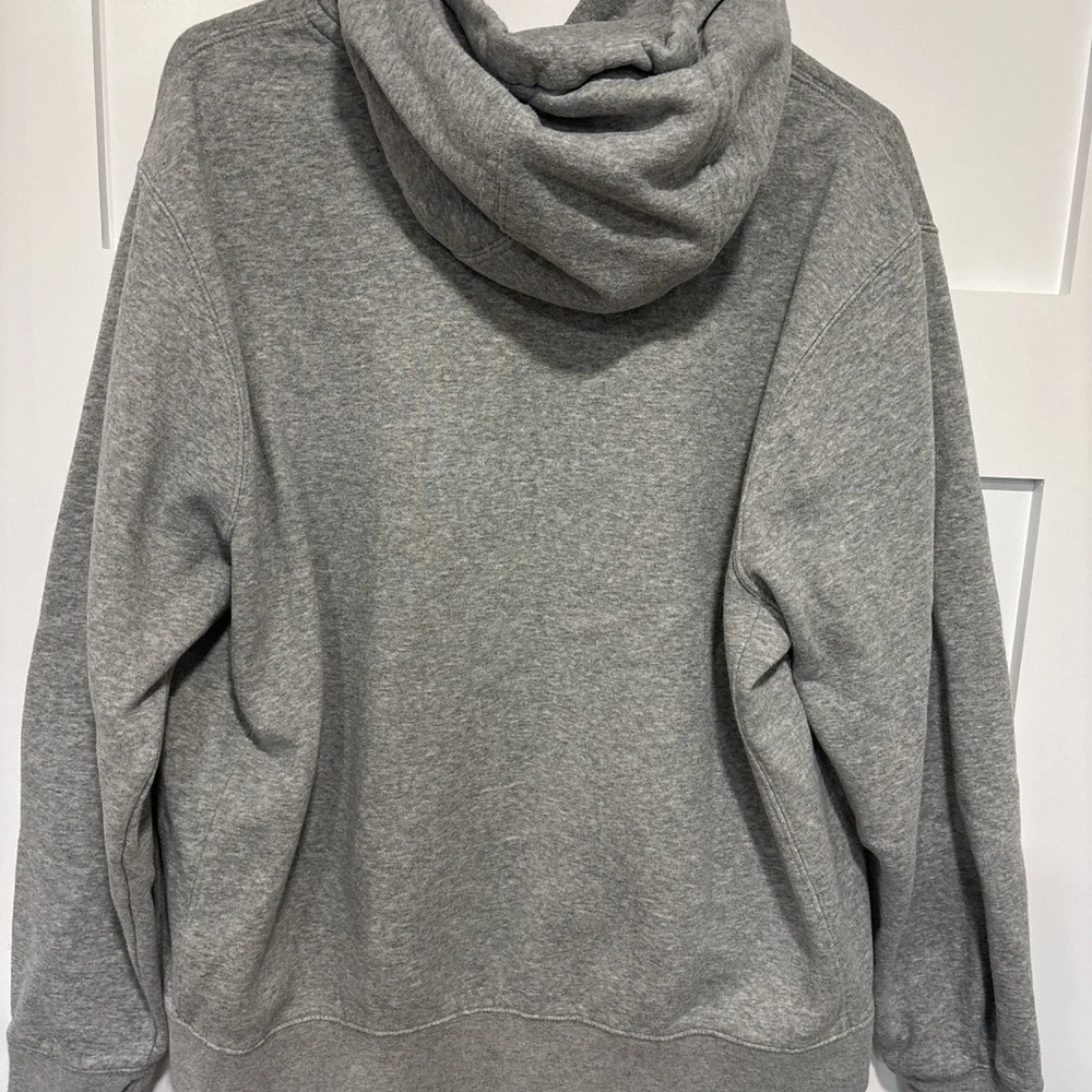 Nike volleyball Gray Hoodie with Red Graphic - Women’s Hoodie Sweatshirt
